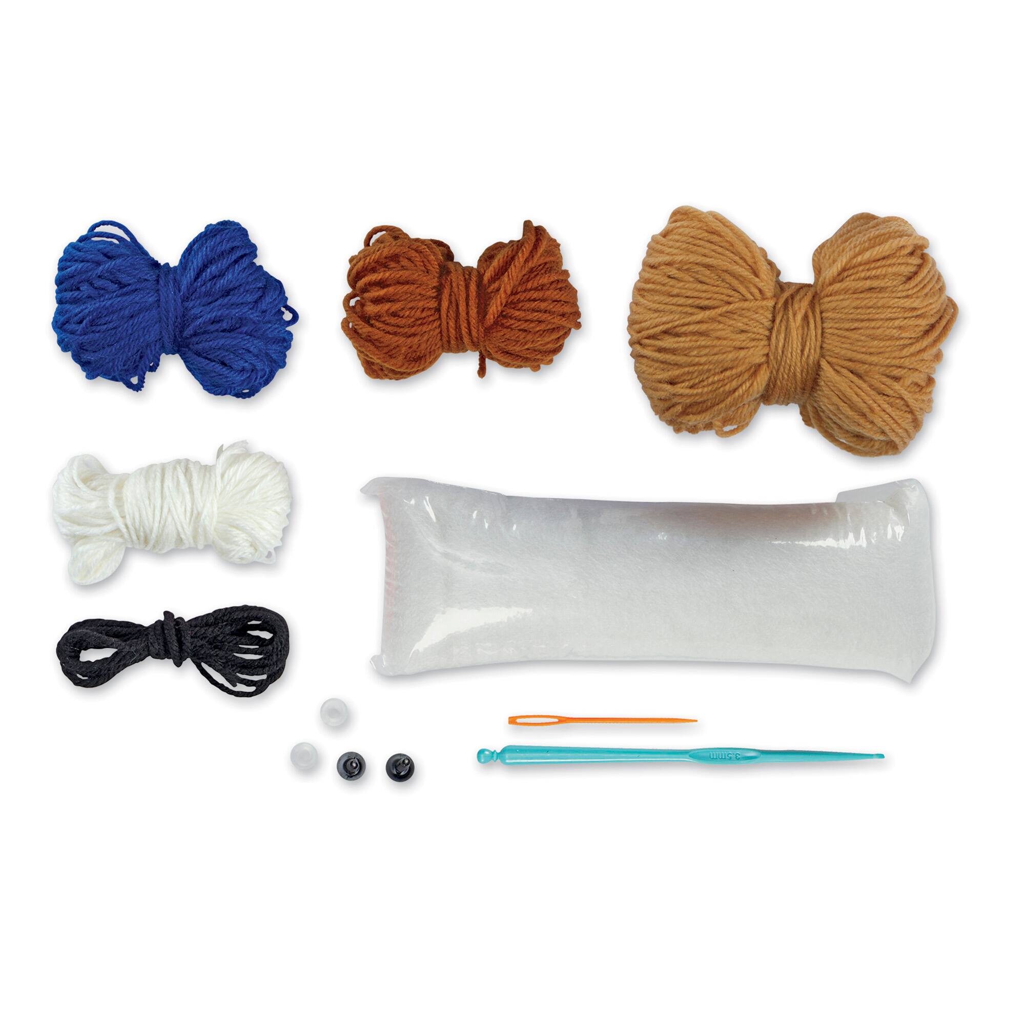 6 Pack: Intermediate Sloth Amigurumi Crochet Kit by Loops & Threads®